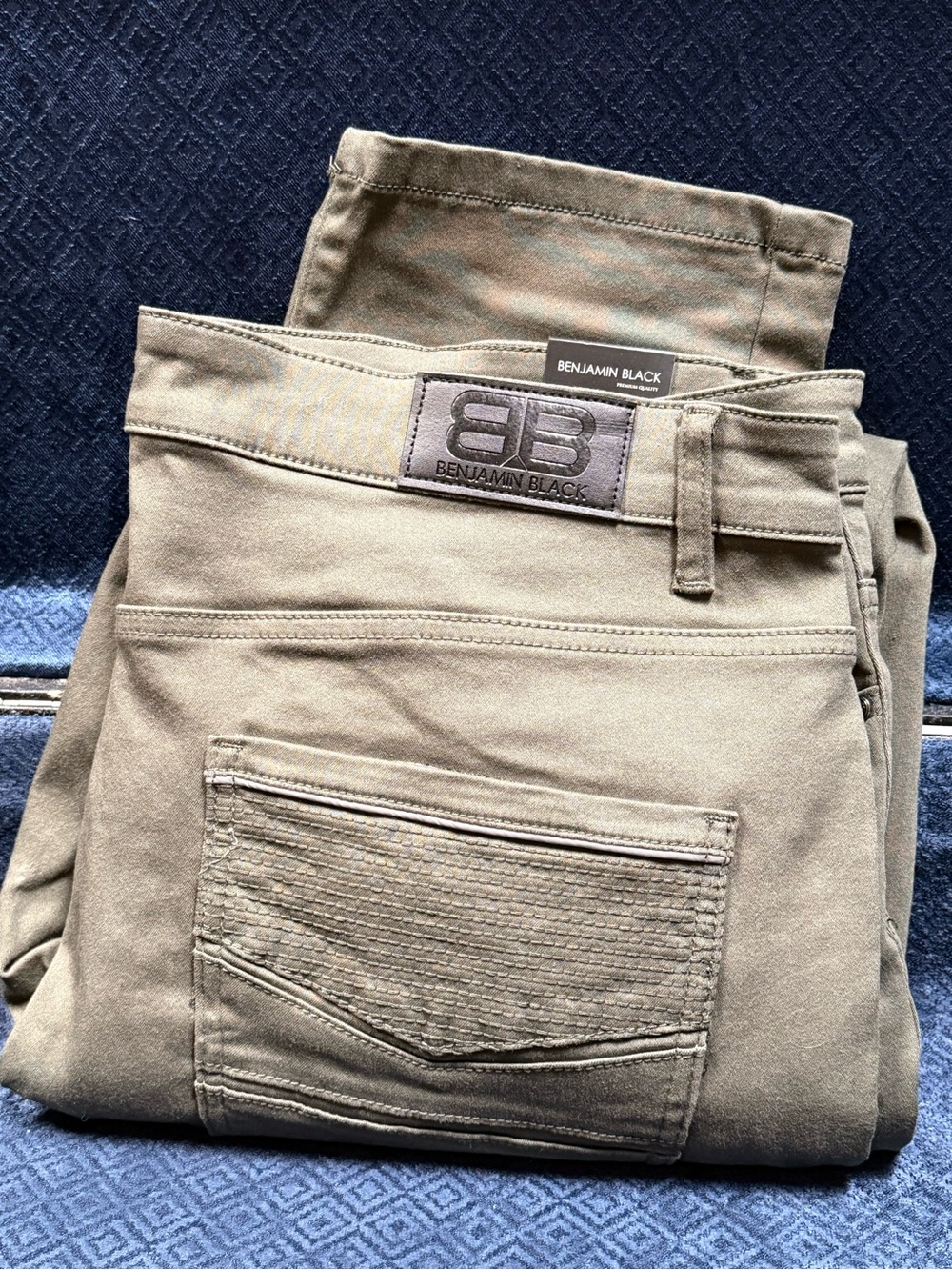 Men's Olive/Tan Chino Pants